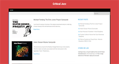 Desktop Screenshot of criticaljazz.com