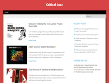 Tablet Screenshot of criticaljazz.com